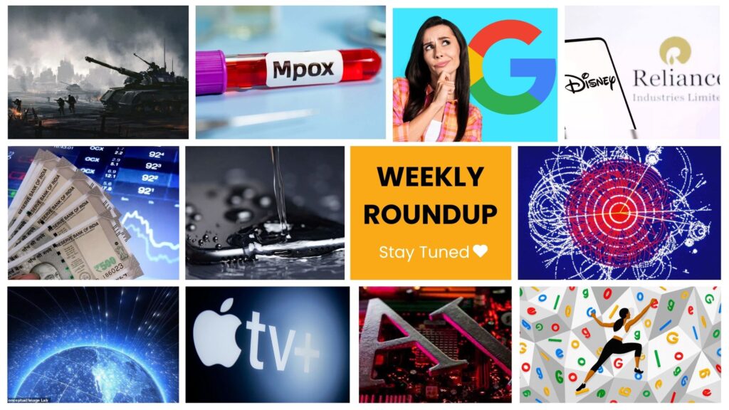 Weekly Roundup – 26th to 30th Aug 2024