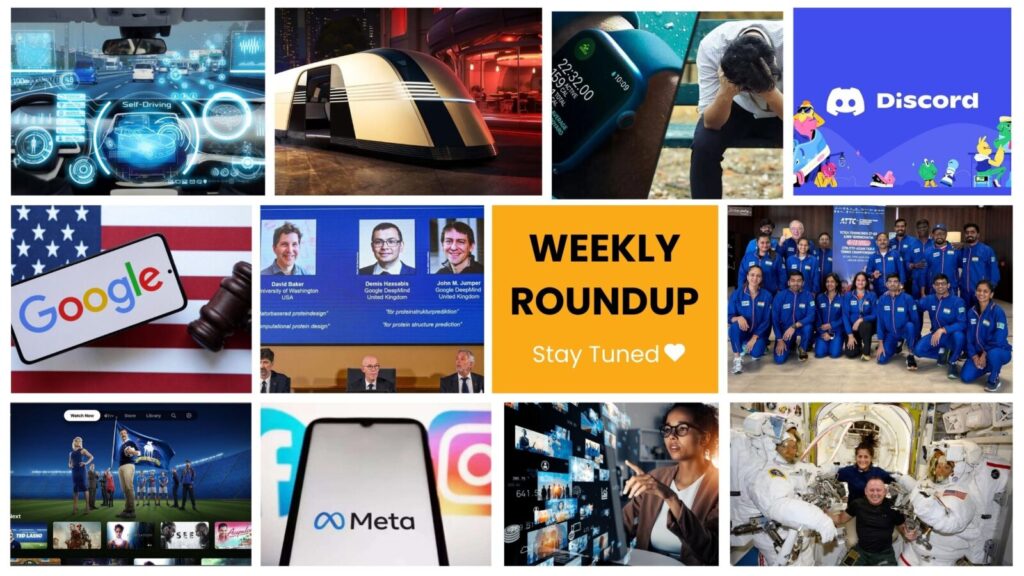 Weekly Roundup – 7th to 11th Oct 2024